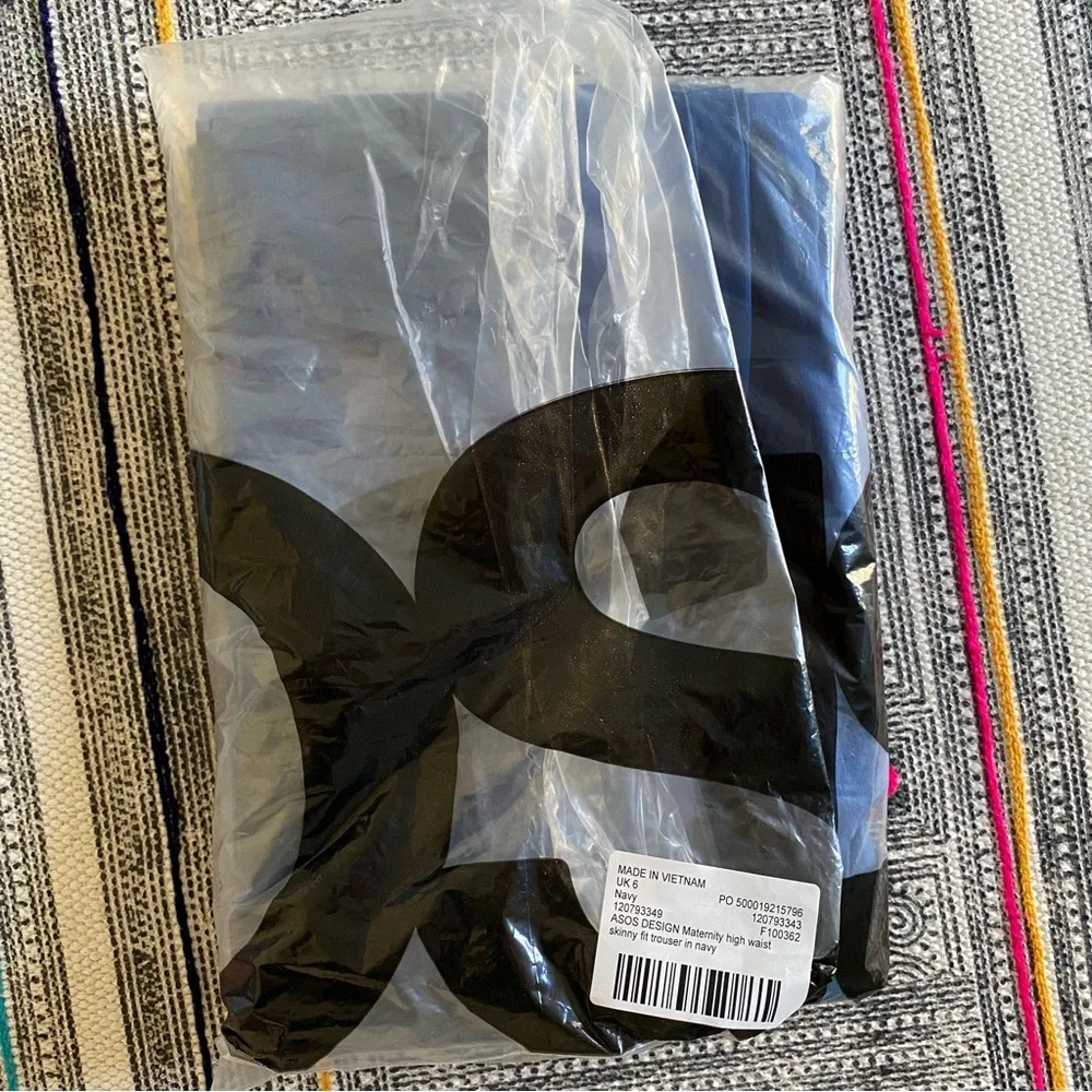 ASOS DESIGN Maternity high waist skinny fit pants - Picture 6 of 7